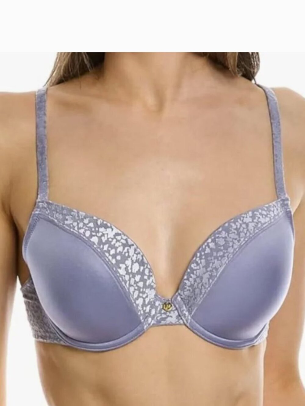 NWT Le Mystere Safari Push-Up Bra Lace Lavender 34C